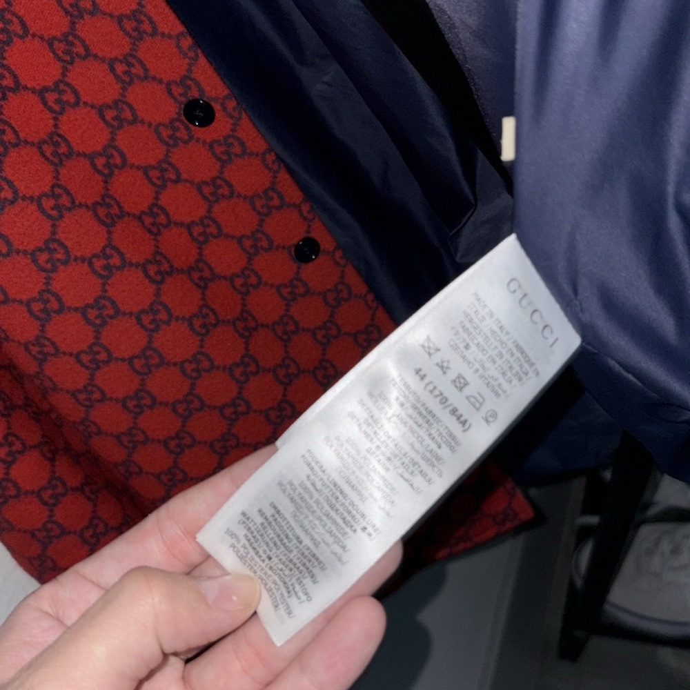 Gucci Red Lightweight Monogram Jacket - image 2